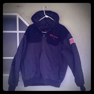 Snap on winter jacket